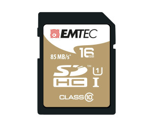 Emtec Gold+ - Flash memory card - 16 GB - Class 10