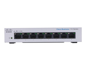 Cisco Business 110 Series 110-8T-D - Switch - unmanaged