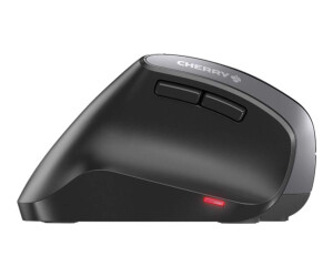 Cherry MW 4500 Left - Mouse - ergonomic - for left -handed - optically - 6 keys - wireless - wireless recipient (USB)