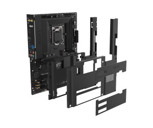 NZXT N7 Z490 Matte Black - Motherboard - ATX - LGA1200-Sockel - Z490 Chipsatz - USB-C Gen2, USB 3.2 Gen 1, USB 3.2 Gen 2 - 2.5 Gigabit LAN, Wi-Fi, Bluetooth - Onboard-Grafik (CPU erforderlich)