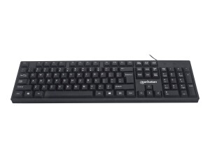 IC Intracom Manhattan - Tastatur - USB - Schwarz - retail