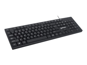 IC Intracom Manhattan - Tastatur - USB - Schwarz - retail