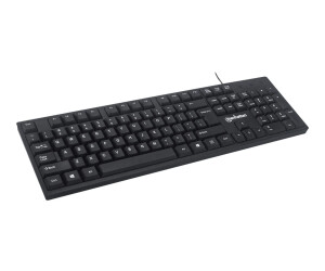 IC Intracom Manhattan - Tastatur - USB - Schwarz - retail