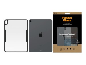 PanzerGlass ClearCase - Black Edition - hintere Abdeckung für Tablet - Kunststoff, Temperglas - 10.9" - für Apple 10.9-inch iPad Air (4. Generation, 5. Generation)