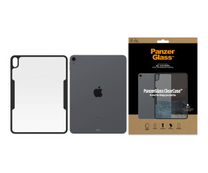 Panzerglass Clearcase - Black Edition - rear cover for tablet - plastic, top glass - 10.9 " - for Apple 10.9 -inch IPAD Air (4th generation)