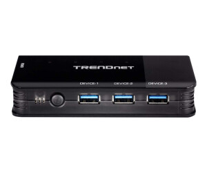 Trendnet TK -U404 - HUB - 4 x USB 3.1 (for PCs) + 4 x USB 3.1 (for devices)