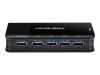 TRENDnet TK-U404 - Hub - 4 x USB 3.1 (für PCs) + 4 x USB 3.1 (für Geräte)