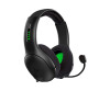PDP LVL50 - headphones - boom - headband - gaming - green - gray - binaural