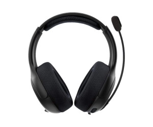PDP LVL50 - headphones - headband - gaming - black -...
