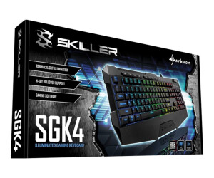 Sharkoon Skiller SGK4 - Tastatur - Hintergrundbeleuchtung