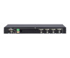 Inter-Tech Argus AS-9104DA-KVM/Audio-Switch-4 x KVM/Audio