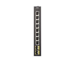 D-Link DIS 100G-10S - Switch - unmanaged - 8 x...