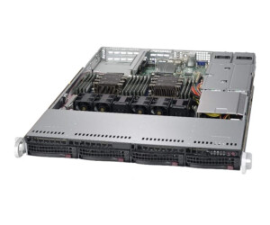 Supermicro SuperServer 6019P-WTR - Server - Rack-Montage - 1U - zweiweg - keine CPU - RAM 0 GB - SATA - Hot-Swap 8.9 cm (3.5")