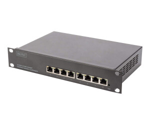 DIGITUS 8-Port Gigabit Switch, 10 Zoll, Managed