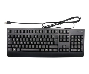 Lenovo keyboard - USB - Qwerty - Italian - black - for...