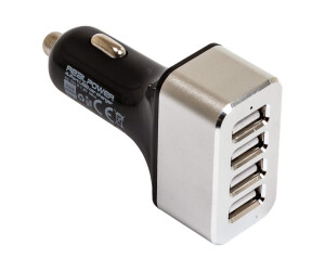 Ultron Realpower 4-Port USB car charger - Auto-Netzteil -...
