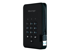 iStorage diskAshur² - Festplatte - verschlüsselt - 4 TB - extern (tragbar)