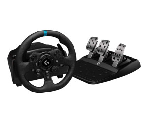 Logitech G923 - steering wheel and pedal set - wired