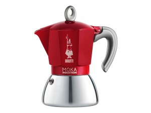 Bialetti Moka Induction - Mokka Kanne - 0.28 l - red -...