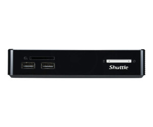 Shuttle XPC nano NS02AV2 - Android-PC - Mini-PC - 1 RK3368 / 1.5 GHz - RAM 2 GB - Flash - eMMC 16 GB - PowerVR SGX6110 - GigE - WLAN: 802.11a/b/g/n/ac, Bluetooth 5.0 - Android 8.1 (Oreo)