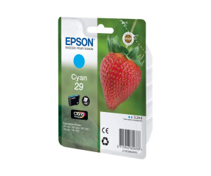 Epson 29 - 3.2 ml - cyan - original - ink cartridge