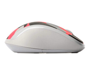 Rapoo M500 Silent - Maus - optisch - 6 Tasten - kabellos - 2.4 GHz, Bluetooth 4.0, Bluetooth 3.0 - kabelloser Empfänger (USB)