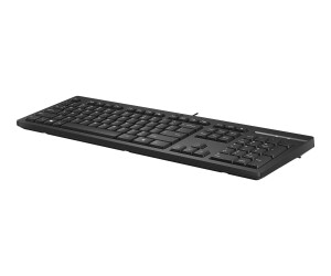 HP 125 - keyboard - USB - German - for Presence Small Space Solution With Microsoft Teams Rooms