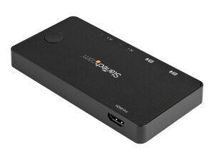 StarTech.com 2 Port USB C KVM Switch, 4K 60Hz HDMI,...