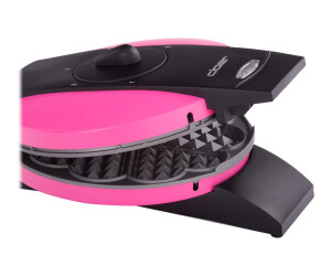 Cloer 1627-11 - waffle iron - 930 W - pink