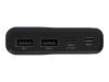 RealPower PB-15000C - Powerbank - 15000 mAh - 54 Wh - 3.1 A - 3 Ausgabeanschlussstellen (USB, 24 pin USB-C)