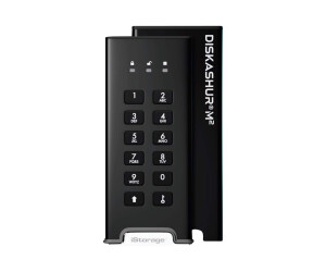 iStorage diskAshur M² - SSD - verschlüsselt - 240 GB - extern (tragbar)