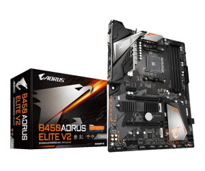 Gigabyte B450 AORUS Elite V2 - 1.0 - Motherboard - ATX - Socket AM4 - AMD B450 Chipsatz - USB 3.1 Gen 1 - Gigabit LAN - Onboard-Grafik (CPU erforderlich)