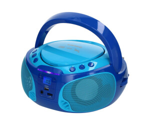 Lenco SCD-650 - Ghettoblaster - Blau