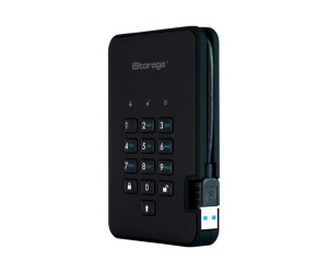 iStorage diskAshur² - Festplatte - verschlüsselt - 2 TB - extern (tragbar)
