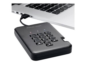 iStorage diskAshur PRO² - Festplatte - verschlüsselt - 500 GB - extern (tragbar)