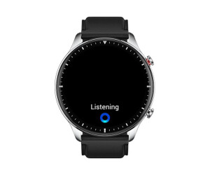 Amazfit GTR 2 - Classic - intelligente Uhr mit Riemen - Leder - Obsidian Black - Anzeige 3.5 cm (1.39")