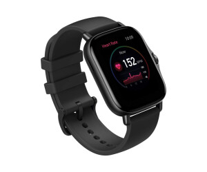 Amazfit GTS 2 - Midnight Black - intelligente Uhr mit Riemen - Silikon - Anzeige 4.2 cm (1.65")