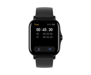 Amazfit GTS 2 - Midnight Black - intelligente Uhr mit Riemen - Silikon - Anzeige 4.2 cm (1.65")