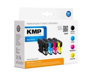 KMP Multipack B78V - 4 -pack - black, yellow, cyan,...