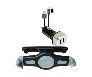 Ultron Realpower Tablet Car Set - Auto-Netzteil - 2.4 A -...