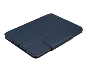 Logitech Rugged Combo 3 - Tastatur und Foliohülle - Apple Smart connector - Classic Blue - für Apple 10.2-inch iPad (7. Generation, 8. Generation, 9. Generation)