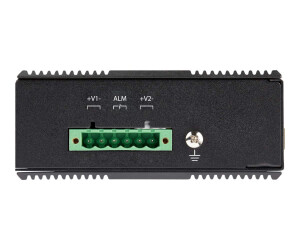StarTech.com Industrial 6 Port Gigabit Ethernet Switch - 4 PoE RJ45 +2 SFP Slots 30W PoE+ 12-48VDC 10/100/1000 Power Over Ethernet LAN Switch -40°C bis 75°C Hutschienenmontage (IES1G52UP12V)