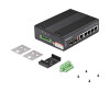 StarTech.com Industrial 6 Port Gigabit Ethernet Switch - 4 PoE RJ45 +2 SFP Slots 30W PoE+ 12-48VDC 10/100/1000 Power Over Ethernet LAN Switch -40°C bis 75°C Hutschienenmontage (IES1G52UP12V)