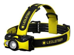 LED lenser IH9R - headband flashlight - black - yellow -...