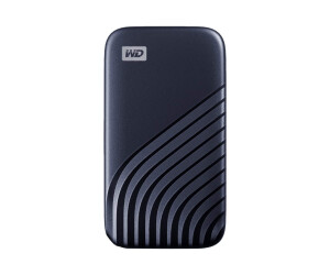WD My Passport SSD WDBAGF0020BBL - SSD - verschlüsselt - 2 TB - extern (tragbar)