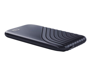 WD My Passport SSD WDBAGF0010BBL - SSD - verschlüsselt - 1 TB - extern (tragbar)