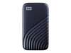 WD My Passport SSD WDBAGF0010BBL - SSD - verschlüsselt - 1 TB - extern (tragbar)