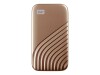 WD My Passport SSD WDBAGF0010BGD - SSD - verschlüsselt - 1 TB - extern (tragbar)