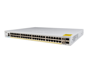 Cisco Catalyst 1000-48P -4X -L - Switch - Managed - 24 x 10/100/1000 (POE+)