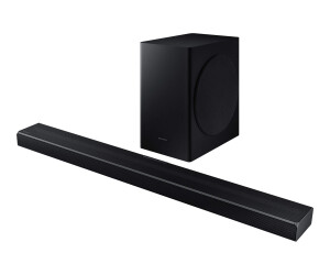 Samsung HW-Q60T - Q Series - Soundleistensystem - für Heimkino - 5.1-Kanal - kabellos - Bluetooth - App-gesteuert - 360 Watt (Gesamt)